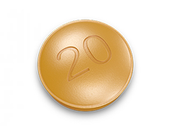 Vardenafil tablett.